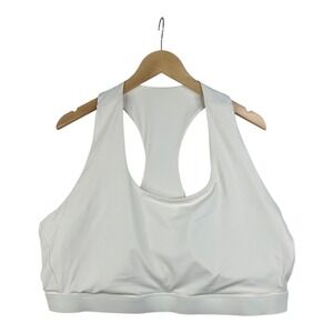 New Fabletics Kessler Medium Impact Sports Bra size 4X Cream